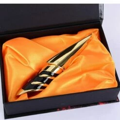 Cosplay&Ware [13]Naruto Bleach Solfong Captain Alloy Throwing Sword Finger Ring Cosplay In Color Box
