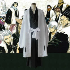 Cosplay&Ware [19]Anime Bleach Cosplay Costume White Short Long Sleeve Cloak From 1st To 13th Division Captain Cape Halloween