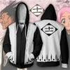 Cosplay&Ware [9]Anime Bleach Kurosaki Ichigo Hoodies Sweatshirts Cosplay Costume Jackets 3d Printing Zipper Jacket Hooded Sweater