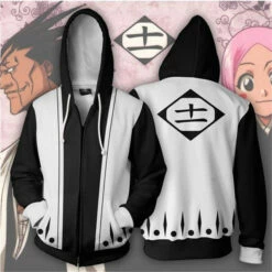 Cosplay&Ware [9]Anime Bleach Kurosaki Ichigo Hoodies Sweatshirts Cosplay Costume Jackets 3d Printing Zipper Jacket Hooded Sweater