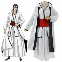 Cosplay&Ware [1]Anime Bleach Cosplay Costumes Aizen Sousuke Costume Halloween Carnival Party Kimono