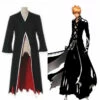 Cosplay&Ware [0]Anime Bleach Cosplay Ichigo Kurosaki Bankai Costume Fancy Adult Cloak Black Halloween Christmas Performance