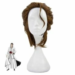 Cosplay&Ware [4]Anime Bleach Cosplay Wig Aizen Sousuke Halloween Carnival Party Hair Men