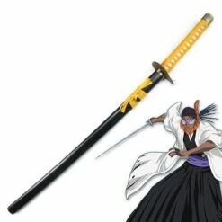 Cosplay&Ware [8]Anime Bleach Tousen Kaname Cosplay Wooden Sword Halloween Exquisite Home