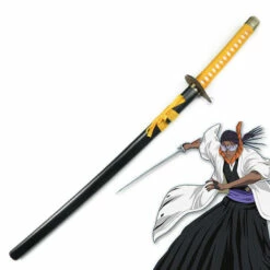 Cosplay&Ware [17]Anime Bleach Tousen Kaname Cosplay Wooden Sword Halloween Exquisite Home
