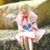 Cosplay&Ware [2]Anime Fairy Tail Cosplay Mavis Vermilion Cos Halloween Party Lovely Lolita Style Dress Menampwomen Costume