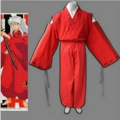 Cosplay&Ware [15]Anime Cosplay Costume Full Set Kimono Halloween Costumes Top Pants Belt