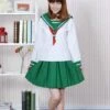 Cosplay&Ware [9]Anime Higurashi Kagome Cosplay Costumes Girls School Uniform Women Sailor Suits Dropping