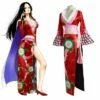 Cosplay&Ware [8]Anime One Piece Cosplay Costumes Boa Hancock Female Emperor Cheongsam Costume Halloween Party Game Women Dresses Cloak