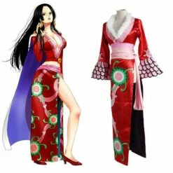 Cosplay&Ware [8]Anime One Piece Cosplay Costumes Boa Hancock Female Emperor Cheongsam Costume Halloween Party Game Women Dresses Cloak