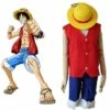 Cosplay&Ware [16]Anime One Piece Cosplay Costumes Luffy Monkey D Costume Uniforms Halloween Carnival Party