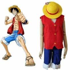 Cosplay&Ware [16]Anime One Piece Cosplay Costumes Luffy Monkey D Costume Uniforms Halloween Carnival Party