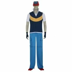 Cosplay&Ware anime Shop -Cosplay&Ware anime Shop Anime Pokemon Ash Ketchum Cosplay Full Set Halloween Costume Hat Coat Shirt Pants Gloves Custom Size 1.jpg 640x640q80 1.jpg 1
