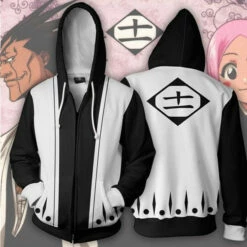 Cosplay&Ware [13]Bleach Cosplay Kenpachi Zaraki Costume Anime Hoodie Sweatshirts Men Women College