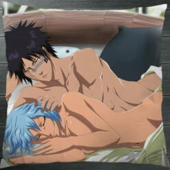 Cosplay&Ware [10]Bleach Hisagi Shuuhei Sexy Fanart 4040cm Two Side Pillowcase Pillow Case Cover Cosplay Yaoi Bl Otaku Bedsofacar