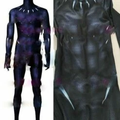 Cosplay&Ware [5]Black Panther Film Version Dyesub Cosplay Costume 3d Printed Zentai Lycra Spandex Halloween Bodysuit