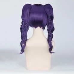 Cosplay&Ware [2]Bleach Katenkyoukotsu 40cm Long Cosplay Wig With Bangs Synthetic Fake Hair Purple Wavy Anime Costume Party Ponytails -Cosplay&Ware anime Shop Bleach Katenkyoukotsu 40cm Long Cosplay Wig With Bangs Synthetic Fake Hair Purple Wavy Anime Costume Party 2.jpg 640x640q80 2.jpg 2