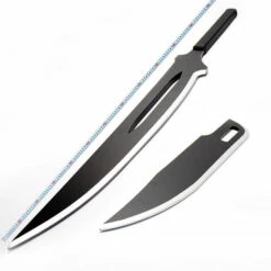 Cosplay&Ware [5]Bleach Kurosaki Ichigo Katana Anime Cosplay Blade Wooden Sword Exquisite Home 2 Pieces
