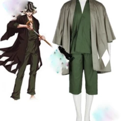 Cosplay&Ware [3]Bleach Urahara Kisuke Cosplay Kimono Green Mens Costume