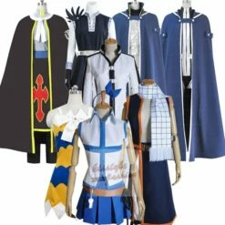Cosplay&Ware [11]Fairy Tail Lucy Heartfilia Jellal Fern Andes Natsu Dragneel Group Characters Cosplay Costumecustomized Accepted