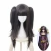 Cosplay&Ware [17]Fire Emblem Awakening Tharja Women Two Ponytails Wig Cosplay Costume Long Heat Resistant Synthetic Hair Party Wigs
