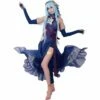 Cosplay&Ware [13]Fire Emblem Fates Conquest Azura Blue Cosplay Costume Stickers And Veil Included Anime Women Dress