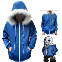 Cosplay&Ware [4]Pp Undertale Sans Papyrus Hoodie Coat Cosplay Costume Warm Zipper Winner Sweatshirt Halloween