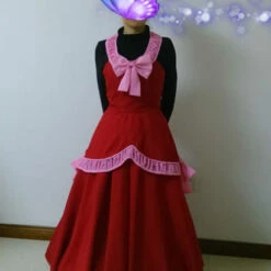 Cosplay&Ware [8]Anime Cartoon Fairy Tail Cosplay Mirajane Strauss Cos Girls Woman Red Dress Costume