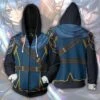 Cosplay&Ware [10]Game Fire Emblem Echoes Shadows Valentia Cosplay Costumes 3d Printing Zip Up Hoodies Zipper Men Jacke