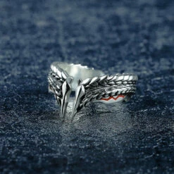 Cosplay&Ware [3]Game Monster Hunter World Ray Wolf Cosplay S925 Silver Ring Vitality Adjustable Men Women Party Prop Jewelry -Cosplay&Ware anime Shop Hot Game Monster Hunter World ray wolf Cosplay S925 Silver Ring of Vitality Adjustable Men Women 5.jpg 640x640q80 5.jpg 5