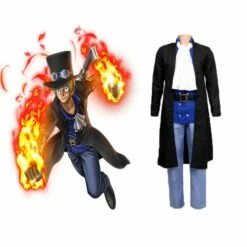 Cosplay&Ware [11]Japanese Anime One Piece Cosplay Costume Sabo Full Sets Uniform Costumes Halloween Carnival Party