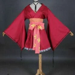 Cosplay&Ware [1]Japanese Anime Kikyo Kimono Cosplay Costume Full Set Custom Made Any Size