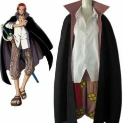 Cosplay&Ware [19]Japanese Anime One Piece World Four Emperors Shanks Cosplay Costumes Suit Adult Halloween Christmas