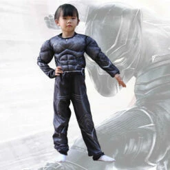 Cosplay&Ware [8]Movie Superman Black Panther Costume Kids Superhero Party Muscle Cosplay Halloween Carnival Super Hero Fancy Dress -Cosplay&Ware anime Shop Movie Superman Black Panther Costume Kids Superhero Party Muscle Black Panther Cosplay Halloween Carnival Super Hero 4.jpg 640x640q80 4.jpg 4