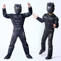 Cosplay&Ware [9]Muscle Black Panther Cosplay Costume Children Halloween Captain America Civil War Movie Marvel Superhero -Cosplay&Ware anime Shop Muscle Black panther cosplay costume Children Halloween Costume Captain America Civil War Movie Marvel Black panther 3.jpg 640x640q80 3.jpg 3