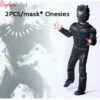 Cosplay&Ware [9]Muscle Black Panther Cosplay Costume Children Halloween Captain America Civil War Movie Marvel Superhero