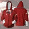 Cosplay&Ware [2]Anime Kikyo Cosplay Costumes Zipper Hoodies Sweatshirts 3d Printing Unisex Adult Clothing Jacket Coat Tops