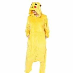 Cosplay&Ware [16]Pikachu Kigurumi Onesies Cosplay Costumes Men And Women Hooded Animal Cartoon Pajamas Blue Shark Home Jumpsuits