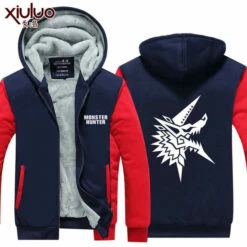 Cosplay&Ware [12]Anime Monster Hunter Zinogre Cosplay Costume Long Sleeve Hoodiessweatshirts Halloween Shiping
