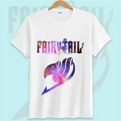Cosplay&Ware [0]T-shirts Fairy Tail Cosplay T Shirt Black O-neck Short Sleeve Costumes Magical Tops Tees Adult Kid