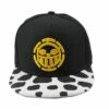 Cosplay&Ware [2]Lots Anime One Piece Hat Baseball Cap Law Hats Cosplay Caps Women Men Hip Hop Snapback Flat