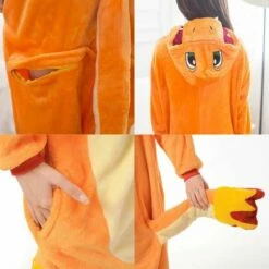 Cosplay&Ware [5]Women Adult Charmander Pajama Cosplay Costume Kigurumi Animal Onesie Flannel Warm Sleepwear Party Fancy -Cosplay&Ware anime Shop Women Adult Charmander Pajama Pokemon Cosplay Costume Kigurumi Cute Animal Onesie Flannel Warm Winter Sleepwear Party 5.jpg 640x640q80 5.jpg 5