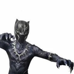 Cosplay&Ware [15]Yoy-zentai-4 High Civil War Black Panther Suit With Details Cosplay Costume Paw